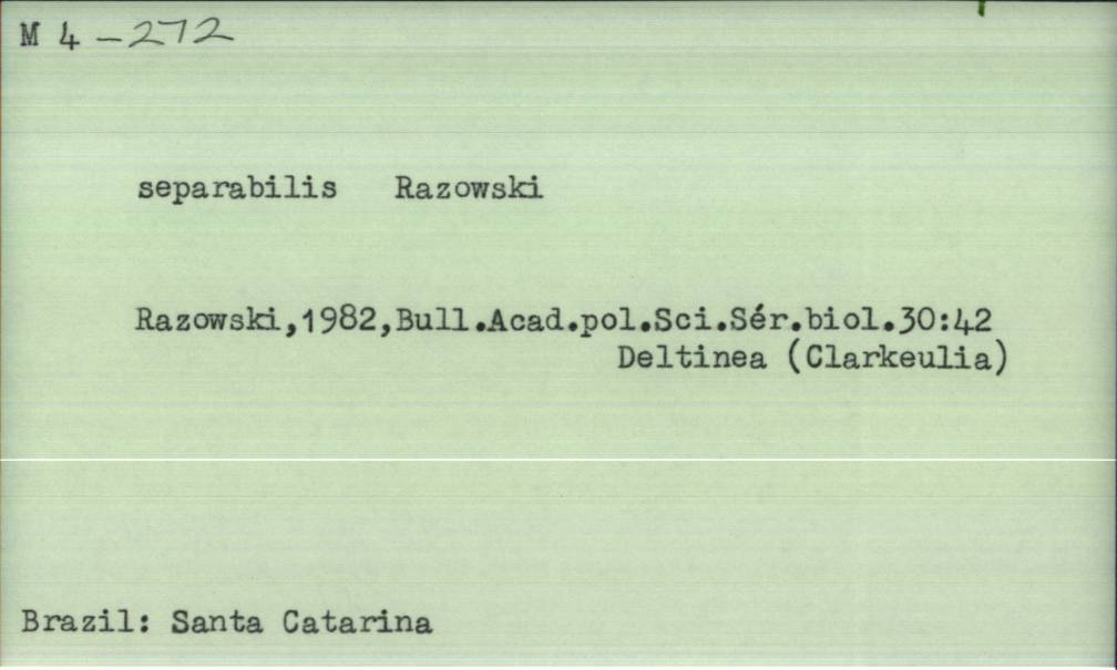 front of card